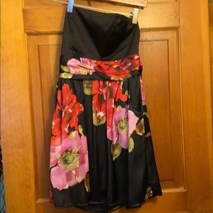 Semi-Formal Black Floral Dress